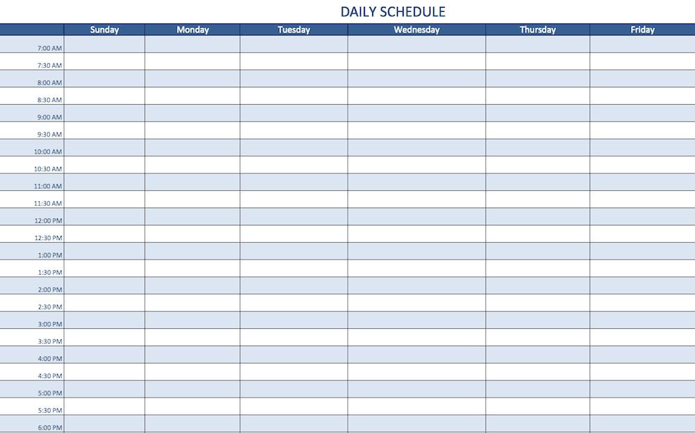 Printable Family Routine Chart