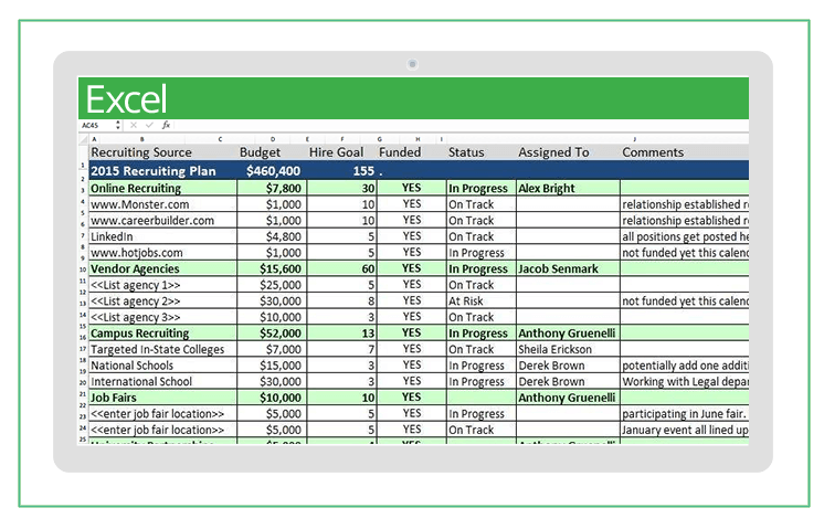 Employee database excel template free download