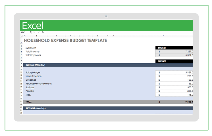 how to make a business budget plan on excel