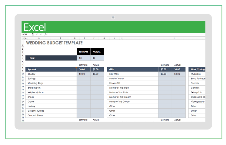 how to make a business budget plan on excel