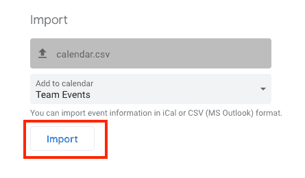 Excel to Google Calendar Import Final