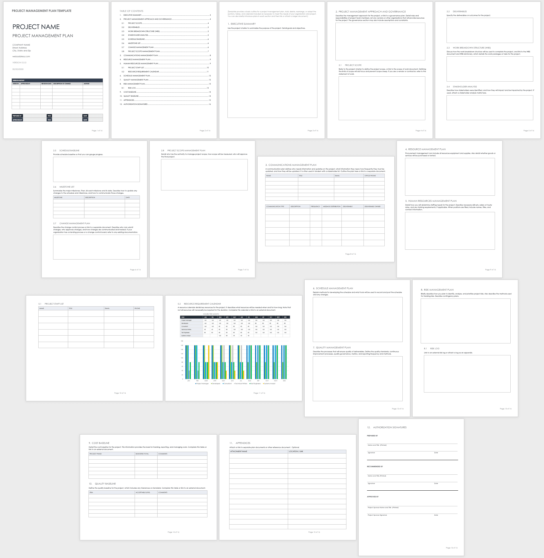 Free Project Management Plan Templates  Smartsheet