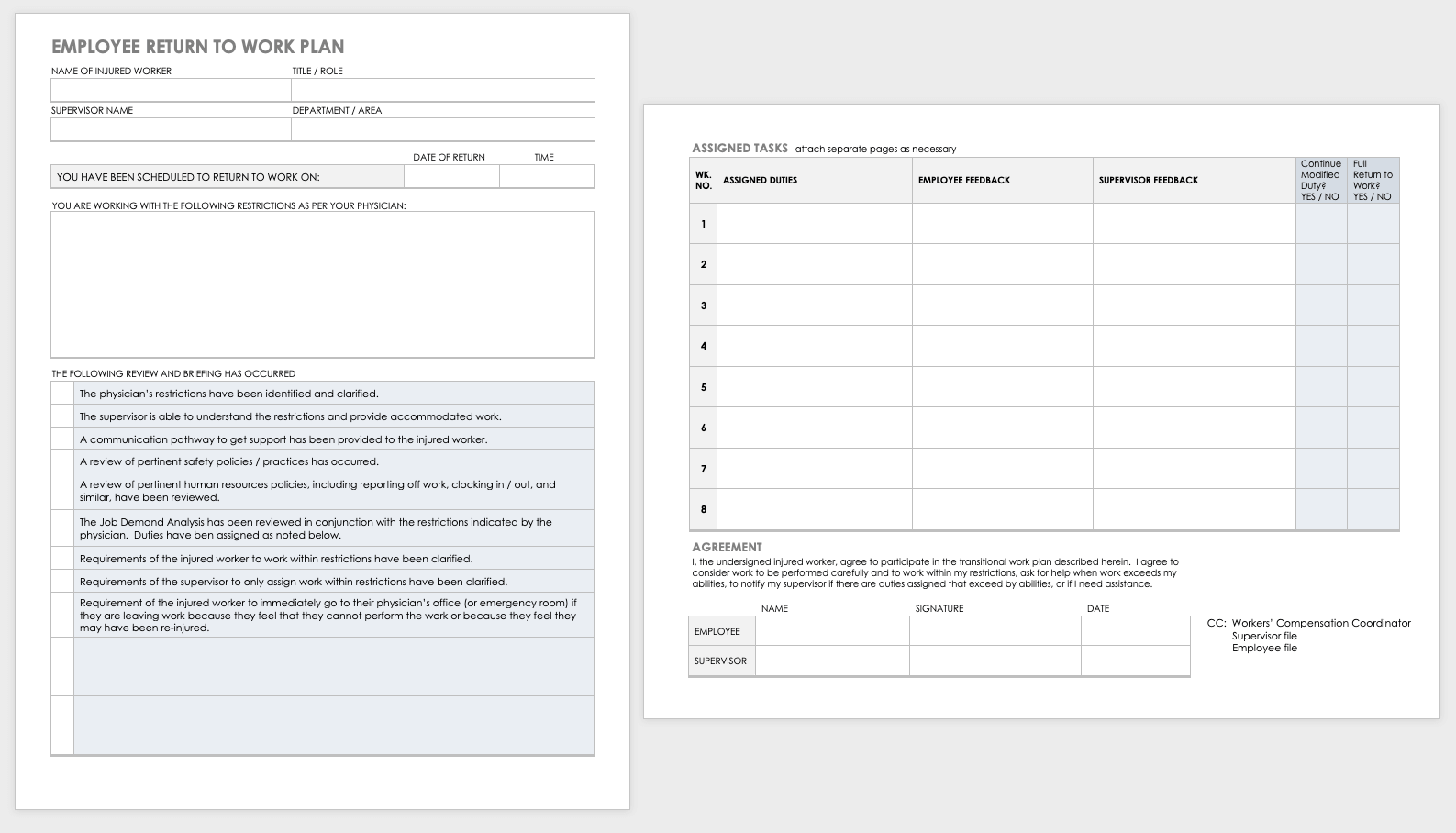 Personnel File Checklist Template from www.smartsheet.com