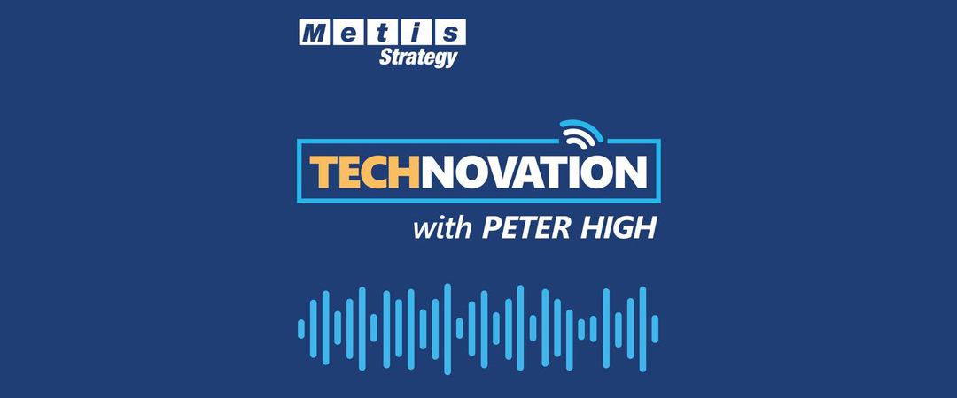 Logo for Technovation with Peter High podcast