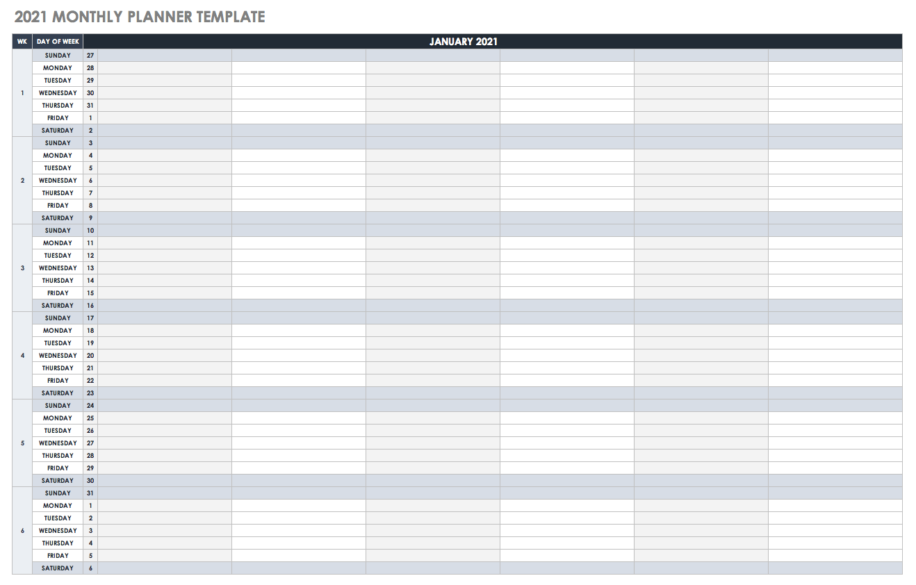 Microsoft Word Monthly Calendar Template from www.smartsheet.com