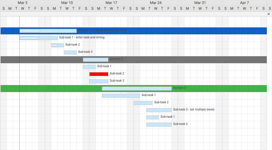 Automatically Formatted Task Bars