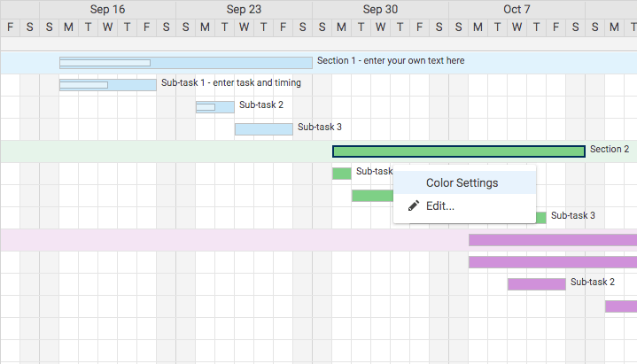 Smartsheet Gantt Chart Template