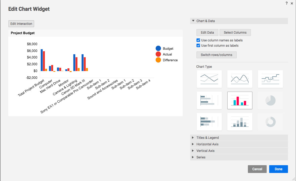 Combo Chart Type Excel Mac