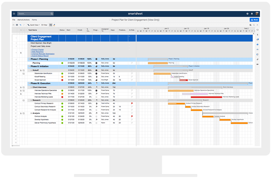 Kanban Gantt Chart