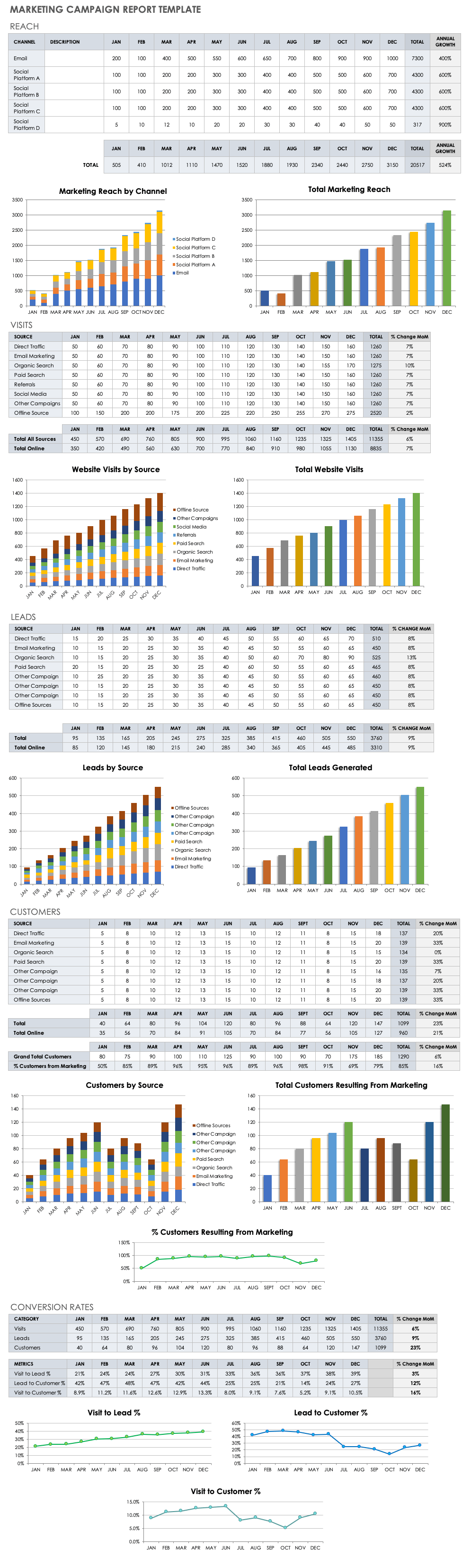 Marketing Campaign Report Template