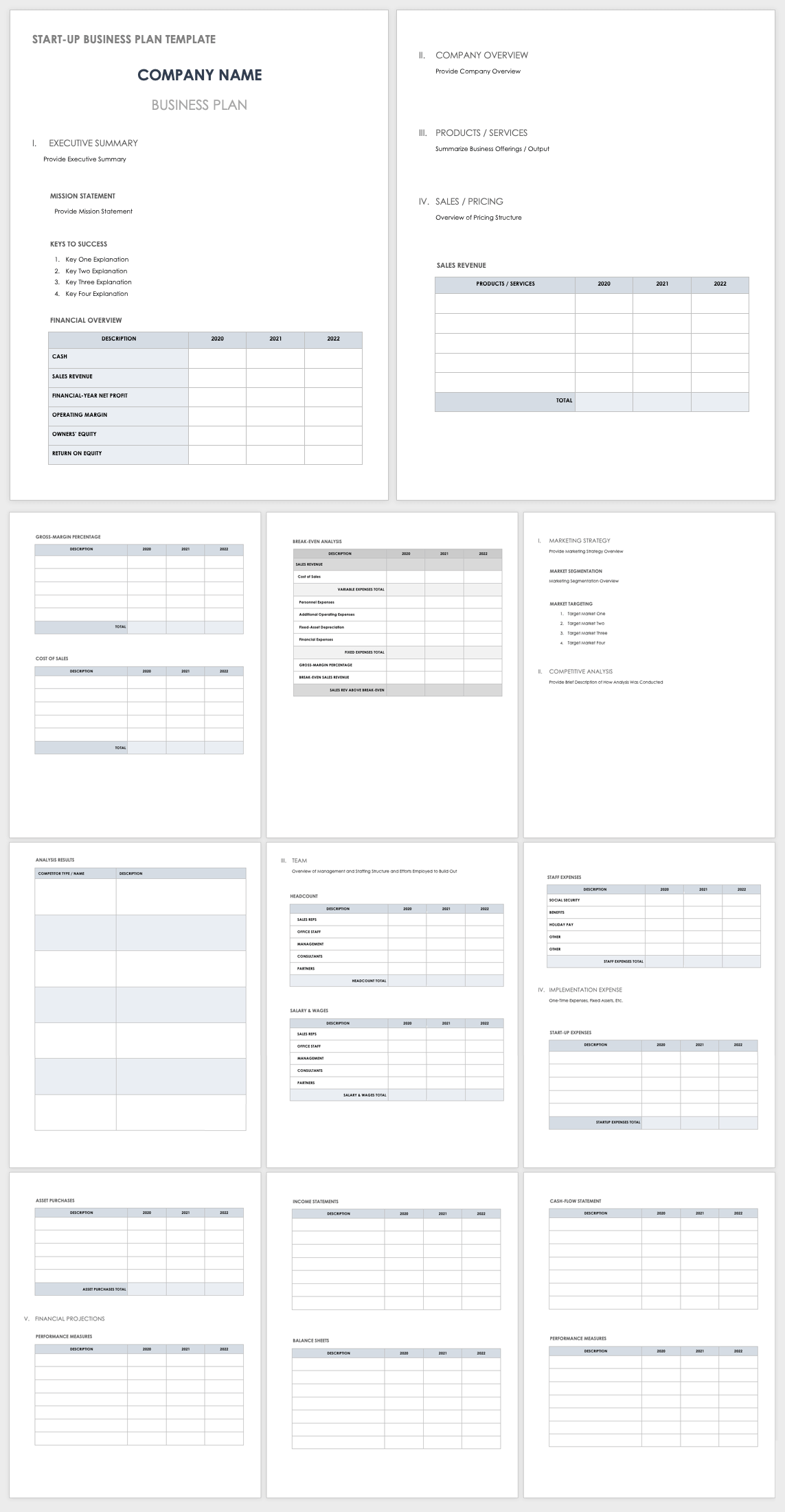 auxiliary documents business plan