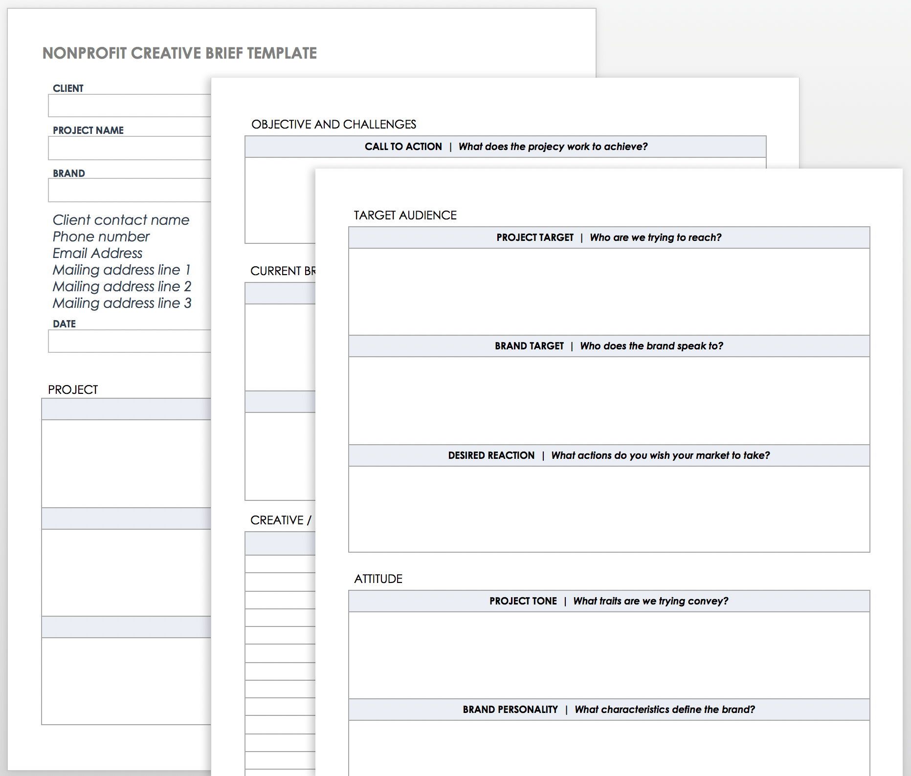 Free Creative Brief Templates - Smartsheet Within Brief Op Note Template