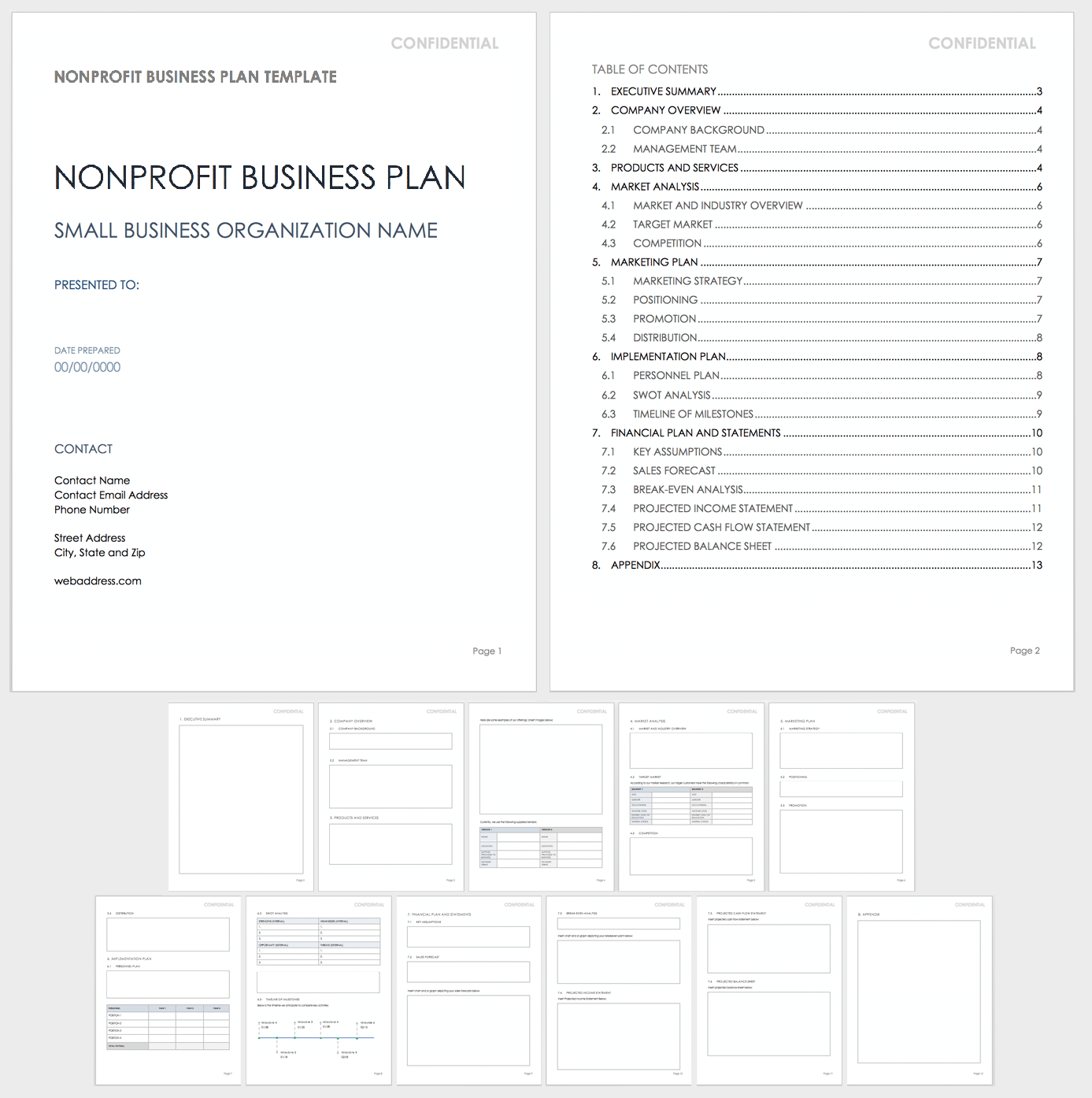 ngo business plan example