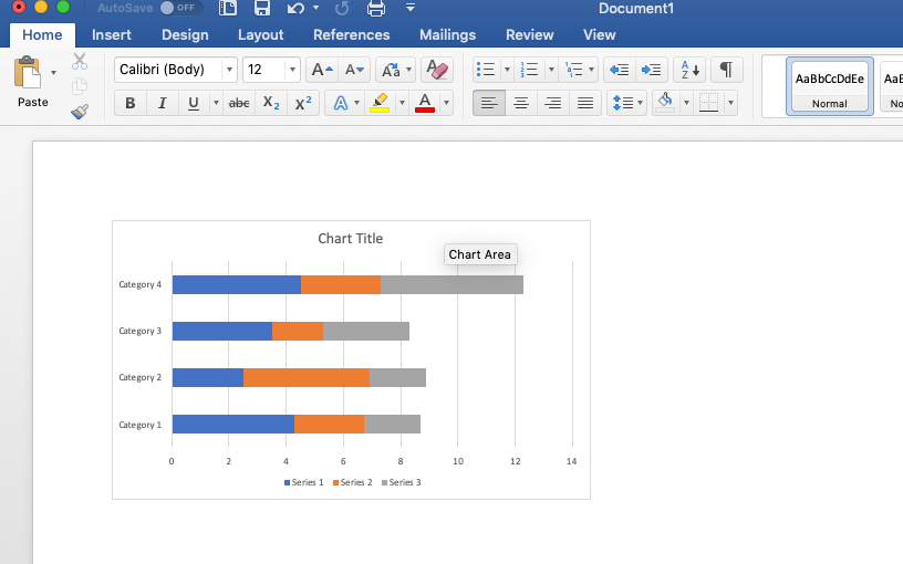 2d Stacked Bar Chart
