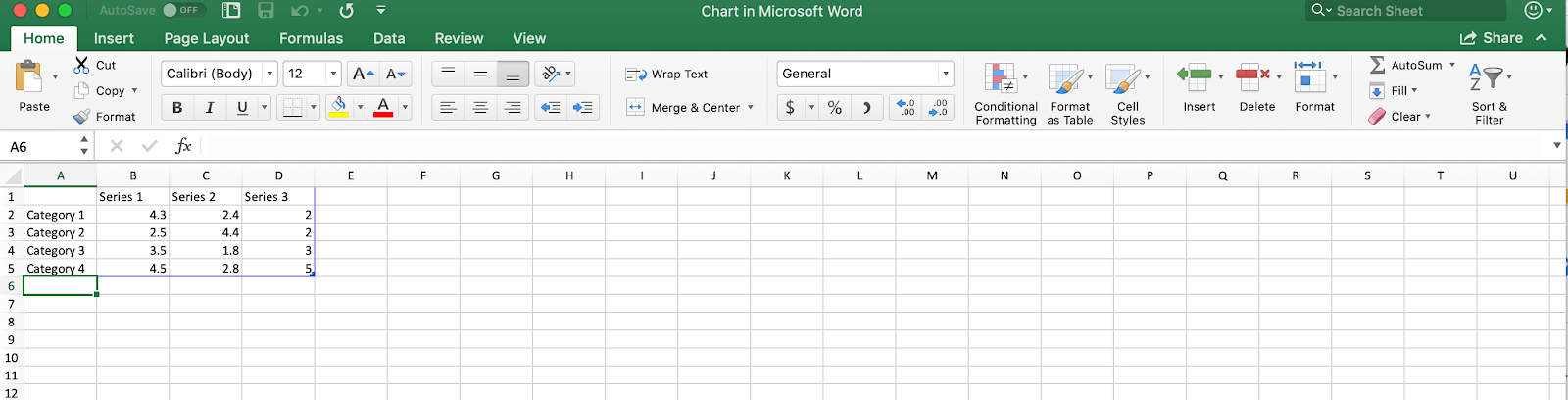 New Excel Series