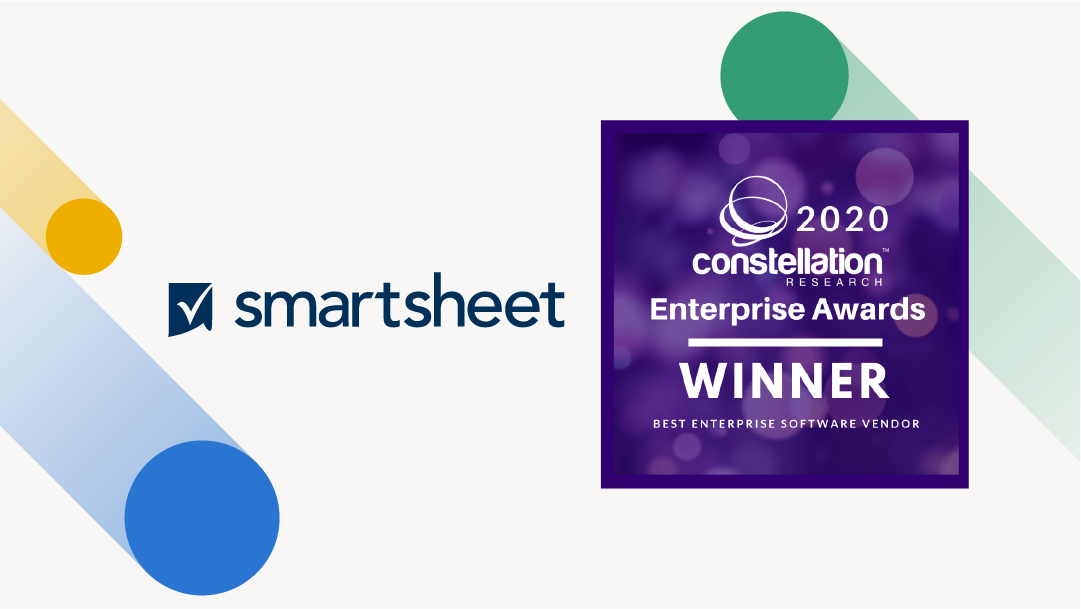 Smartsheet Named 2020 Best Enterprise Software Vendor by Constellation ...
