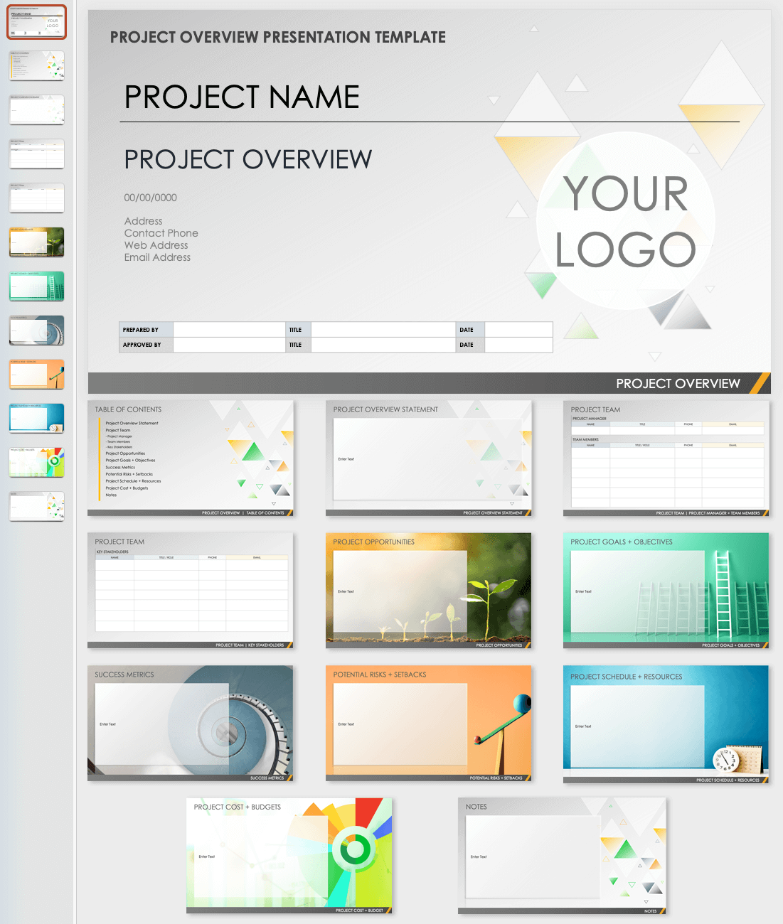 Project Overview Presentation Template