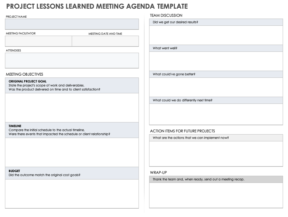 48 Best Lessons Learned Templates [Excel, Word] ᐅ TemplateLab