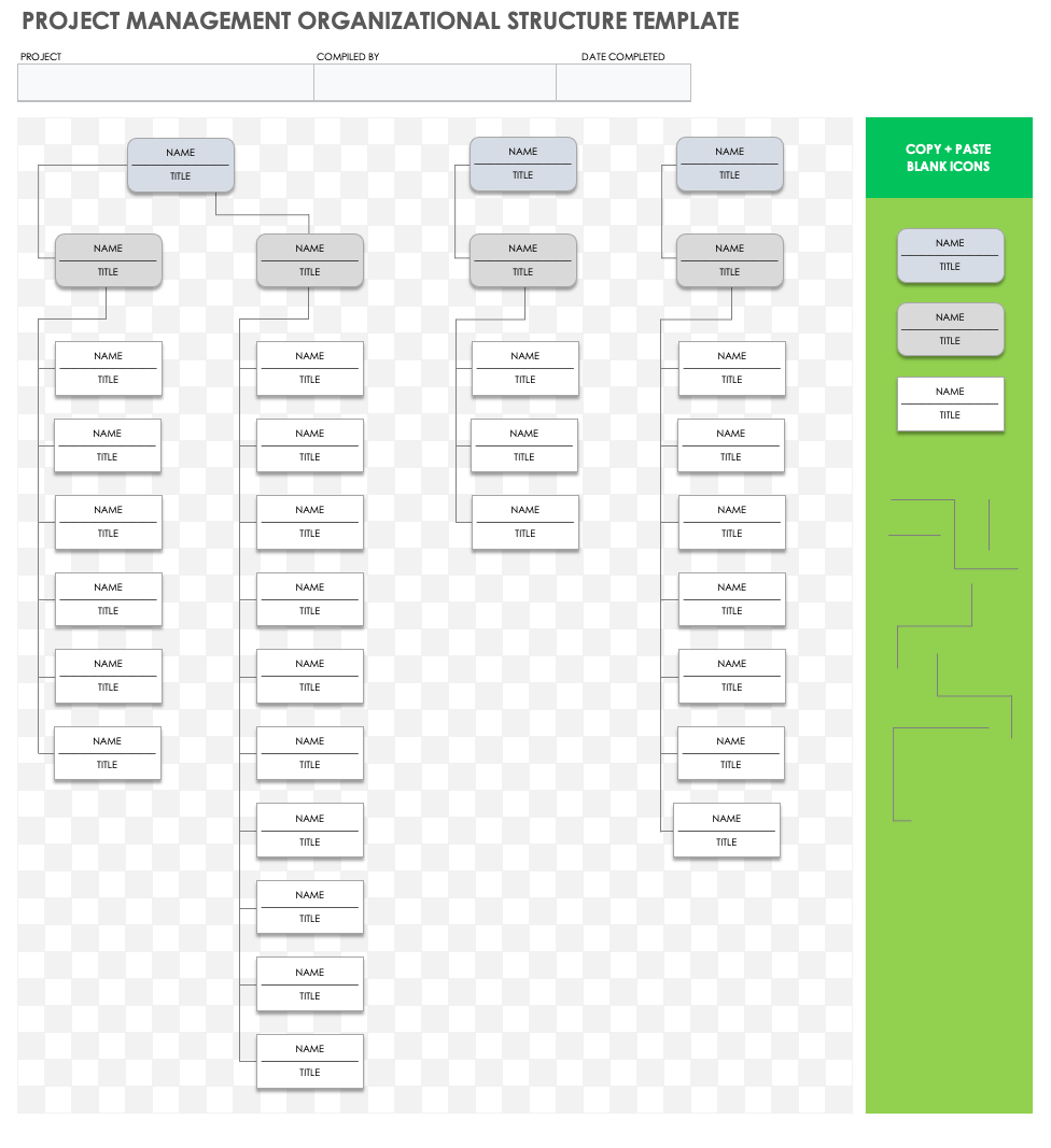 Project Management Organizational Structure Template