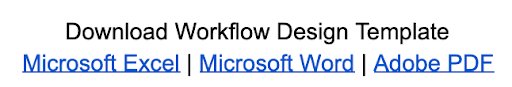 Design Workflow Template Download