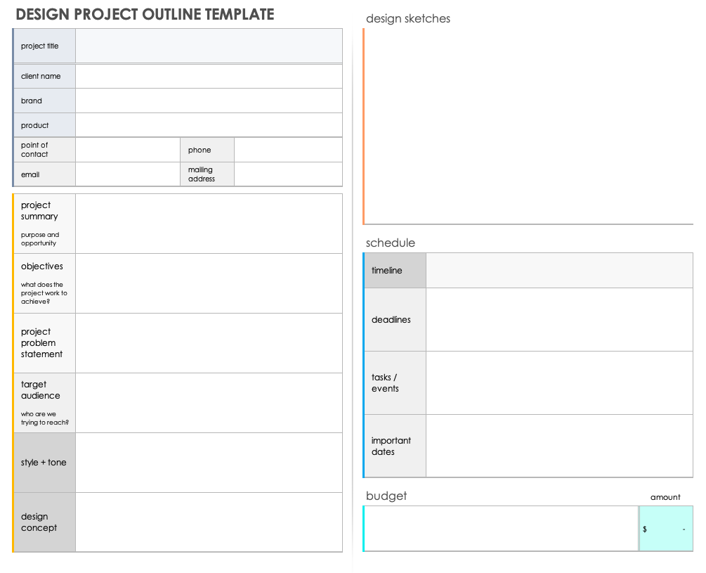 Design Project Outline Template