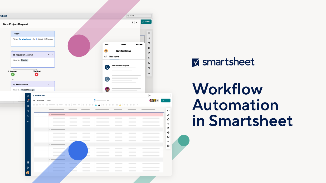 Workflow Automation with Smartsheet demo video