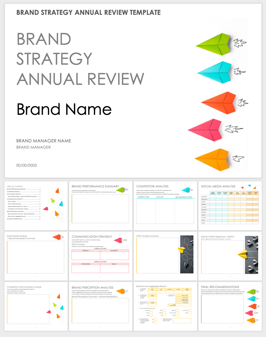 Brand Strategy Annual Review Template