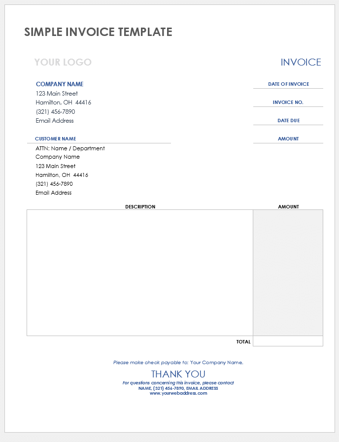 Google Sheets Invoice Template Reddit