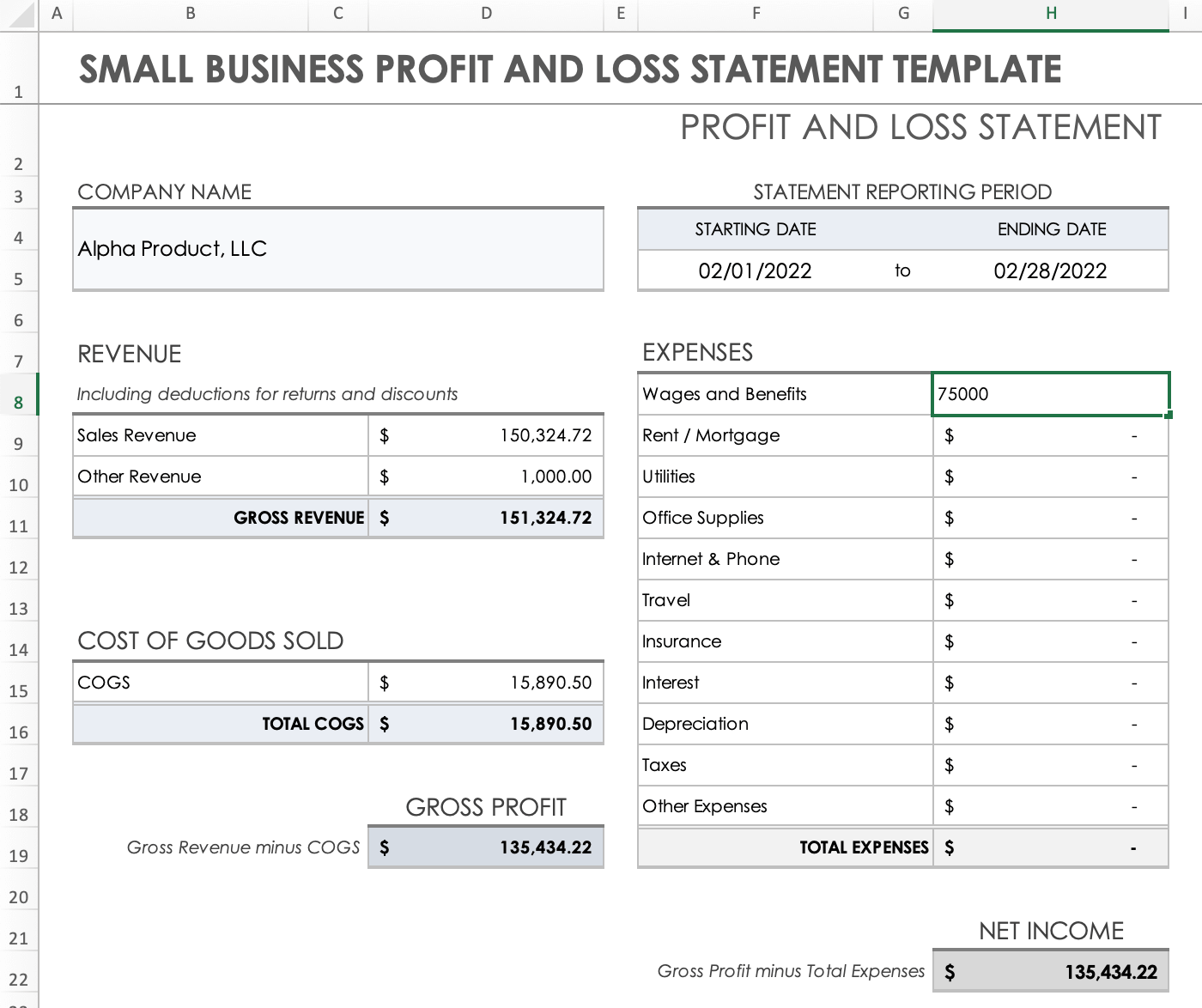 How to Calculate Profit Loss in Excel  : Step-by-Step Guide