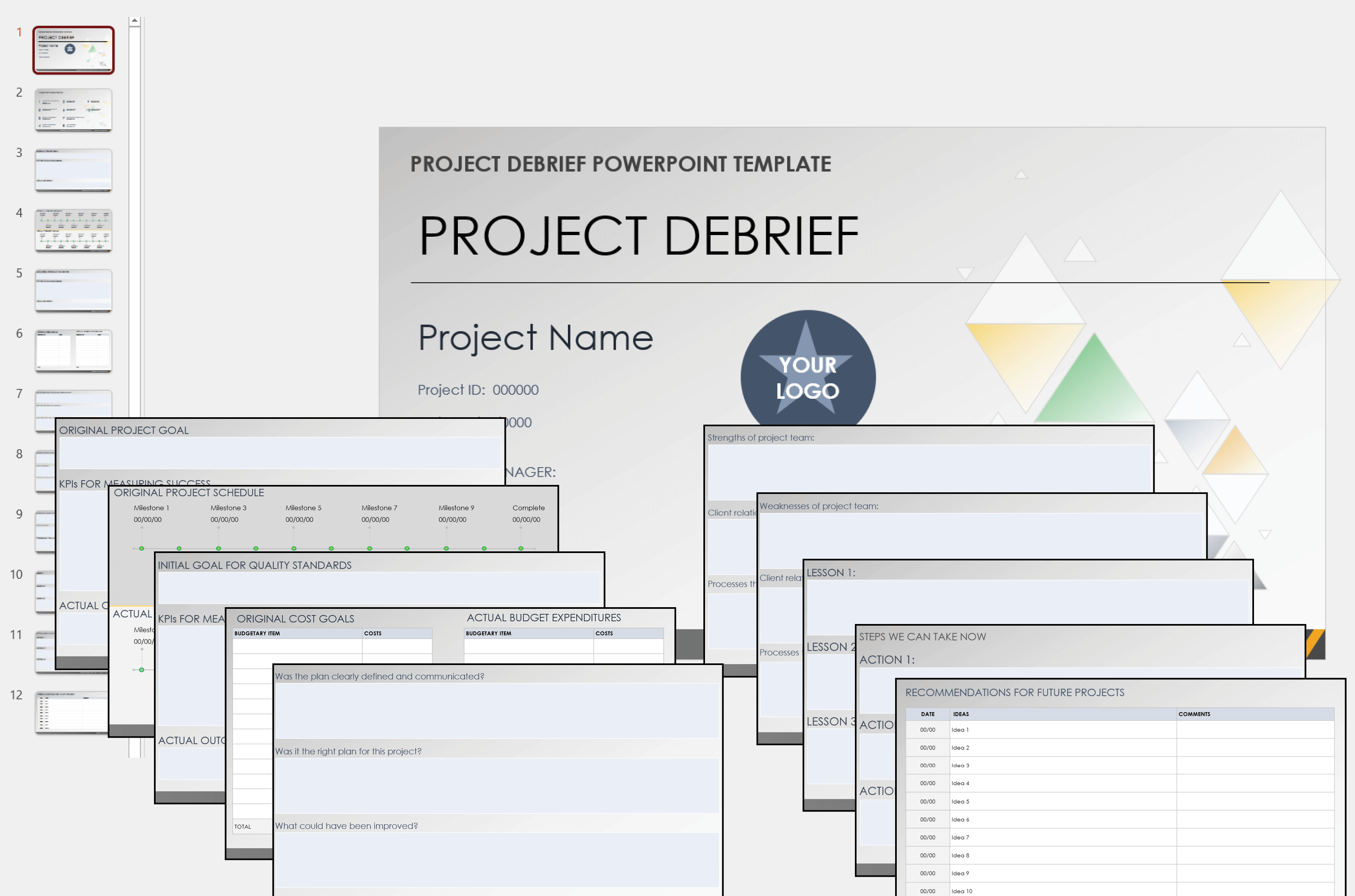 Project Debrief Template