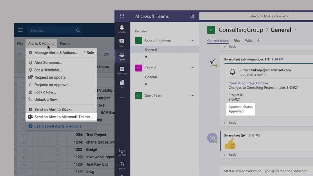 Microsoft Teams notification screenshot