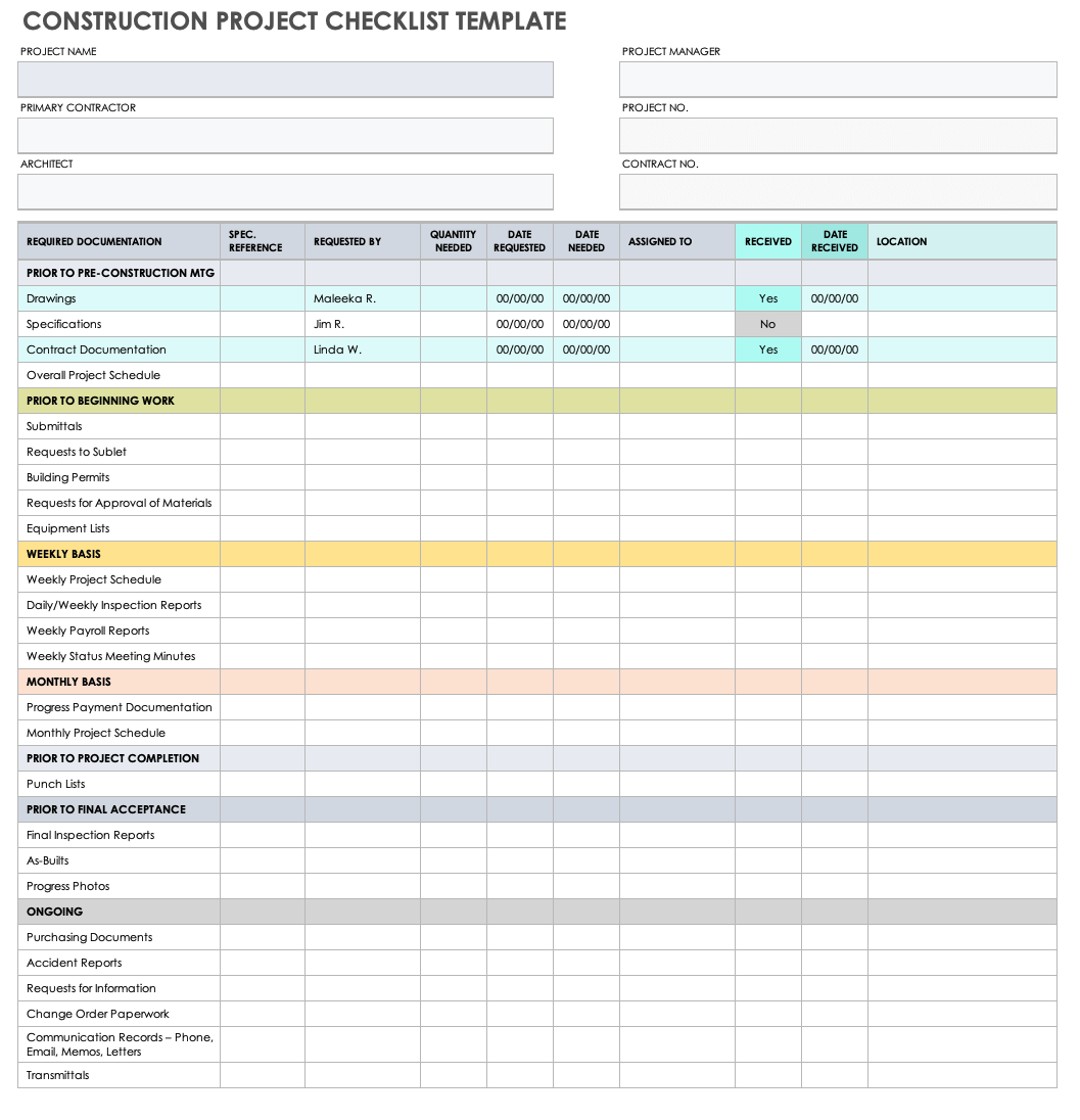 construction projects list