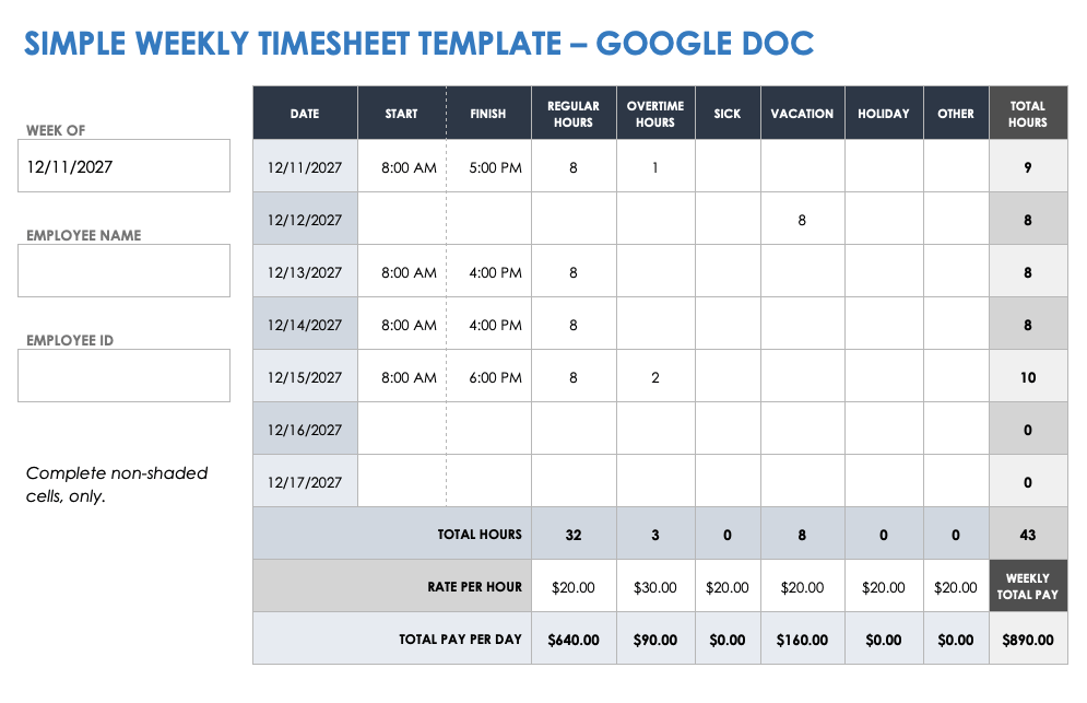 google-docs-timesheet-template