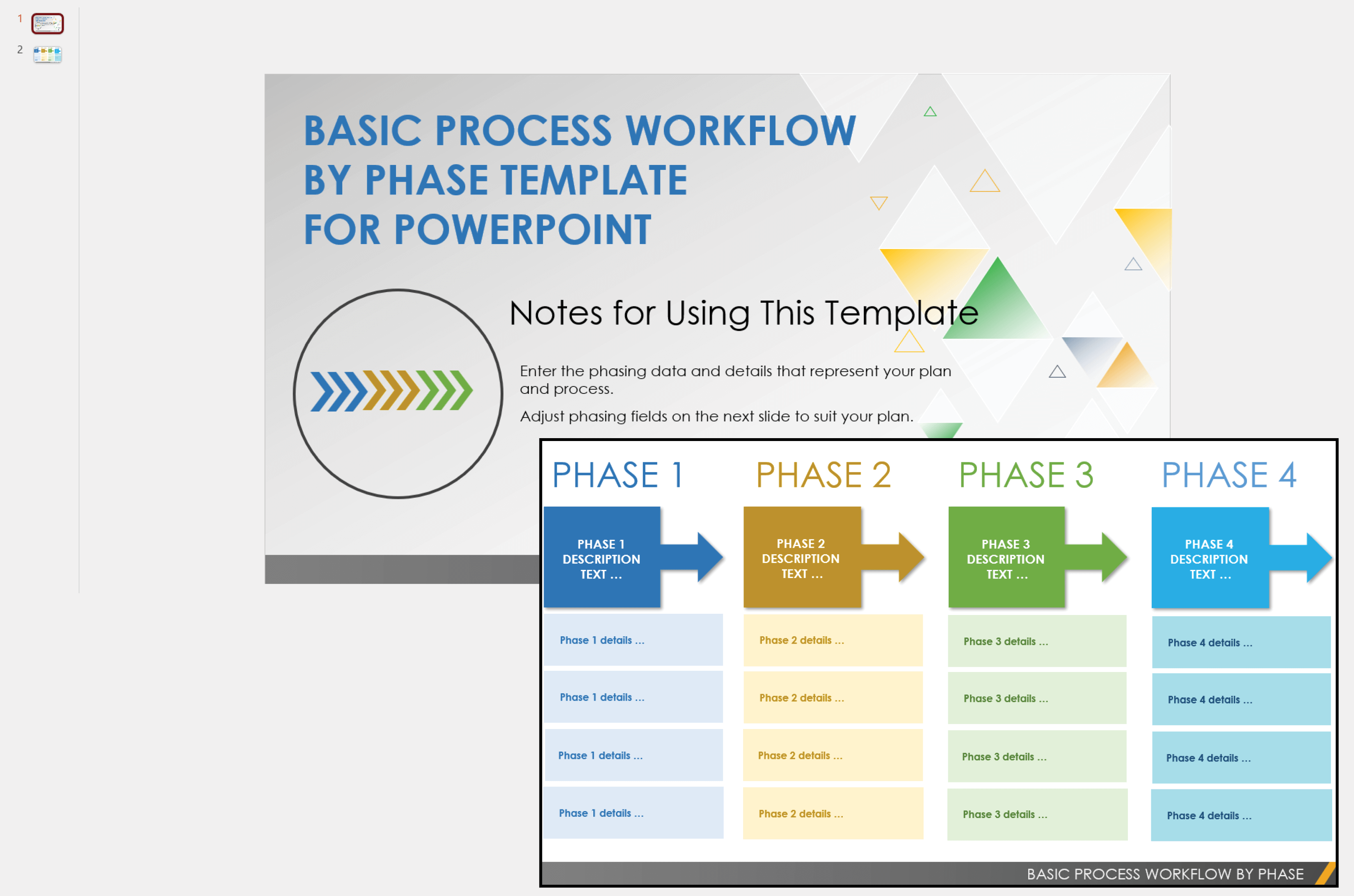 presentation templates process flow