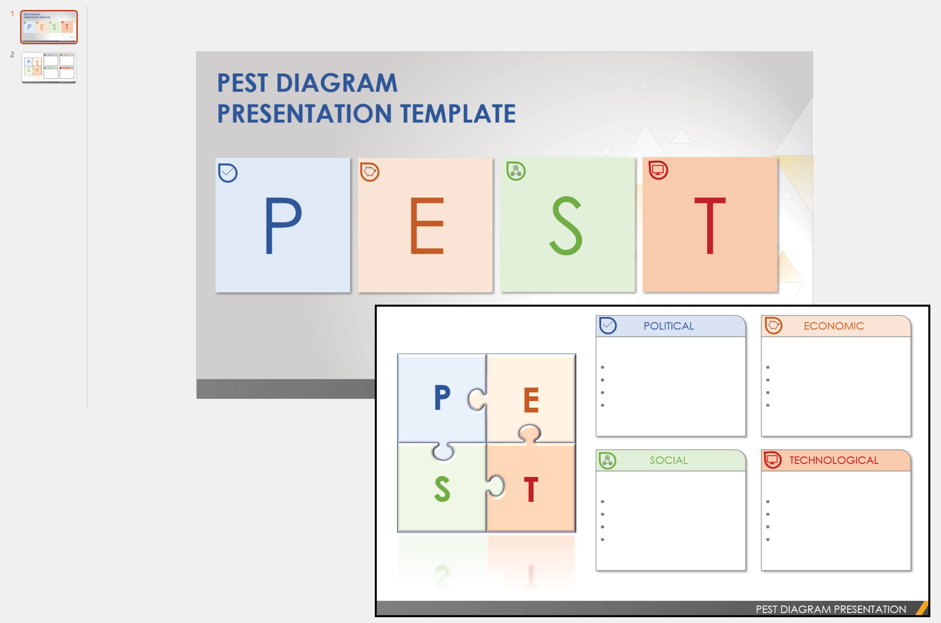 PEST Diagram Presentation Template