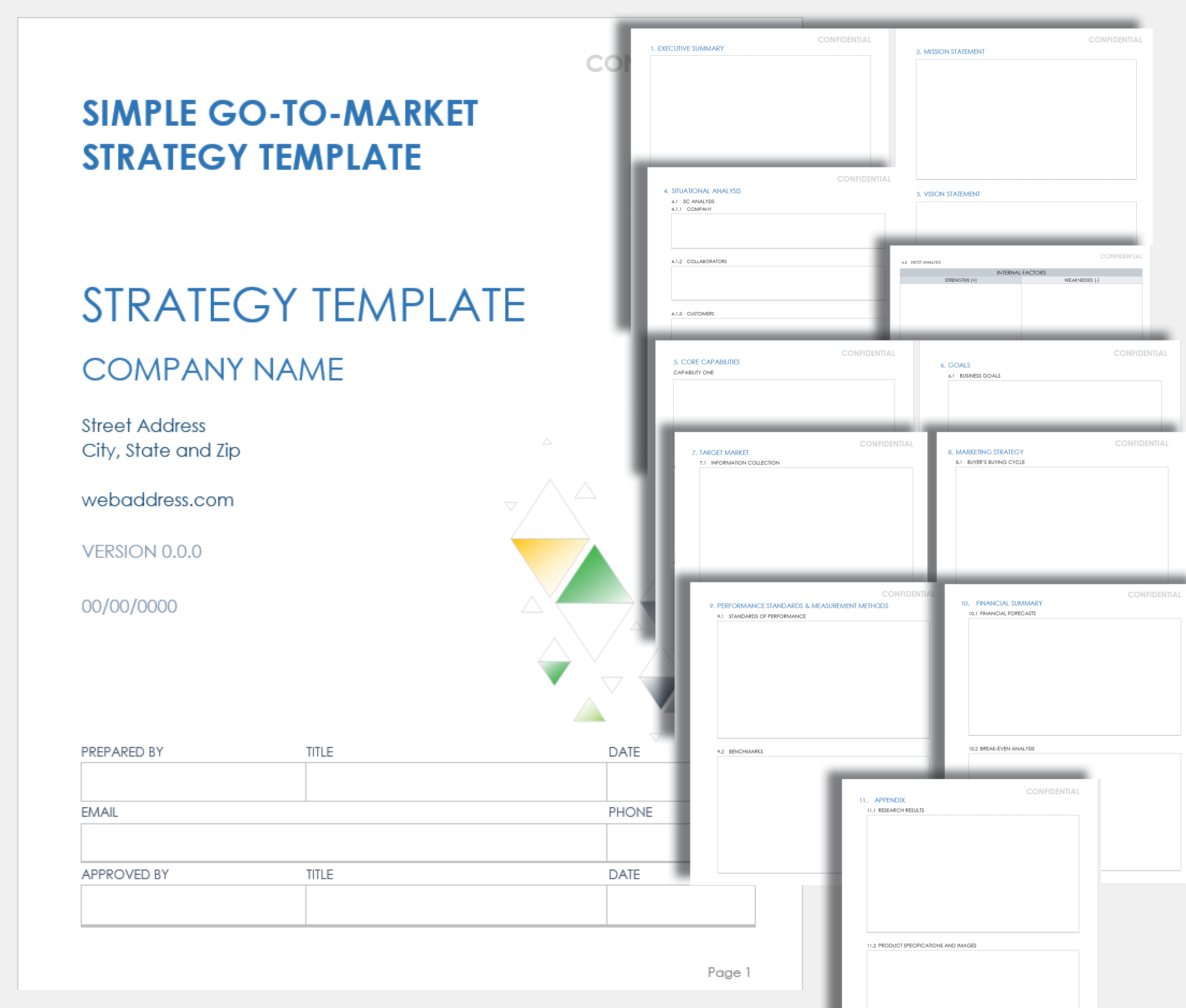 Simple Go-to-Market Strategy Template