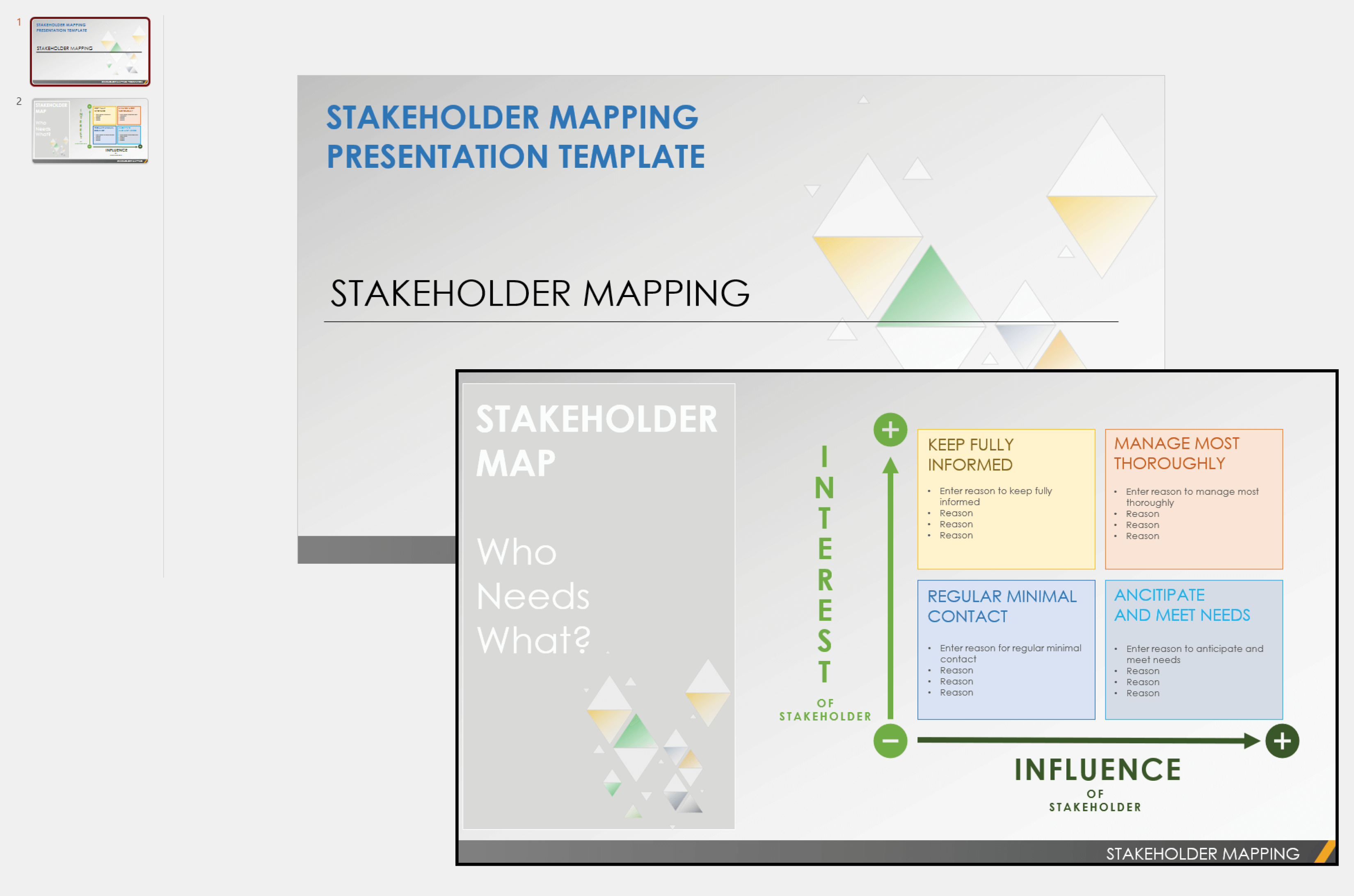 Stakeholder Mapping Presentation Template