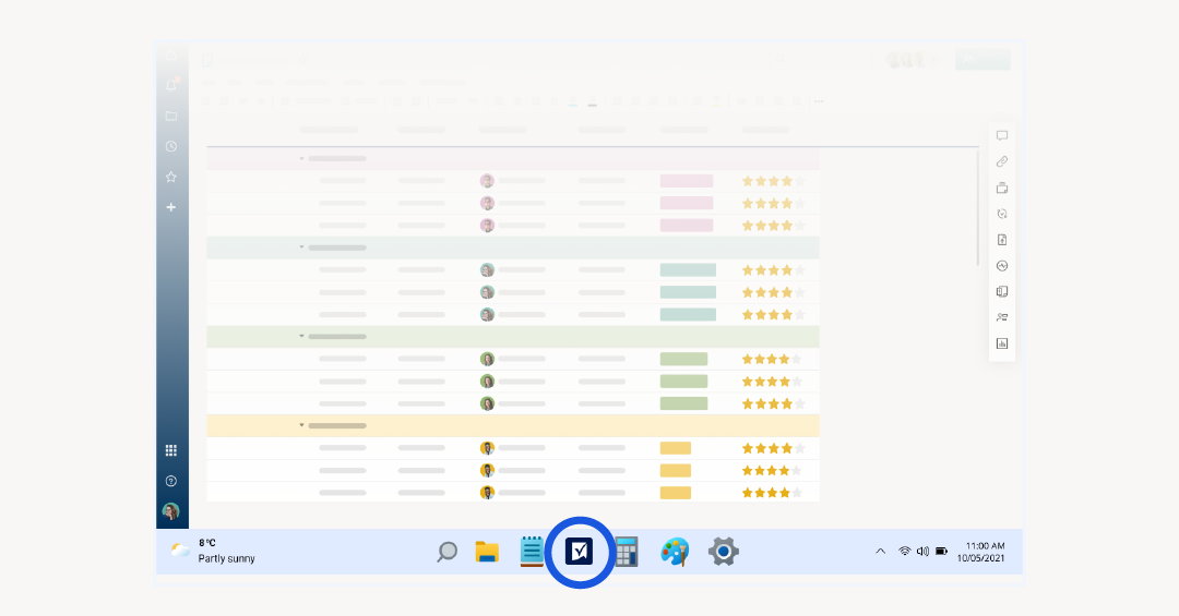 Pin the Smartsheet Desktop App to your taskbar