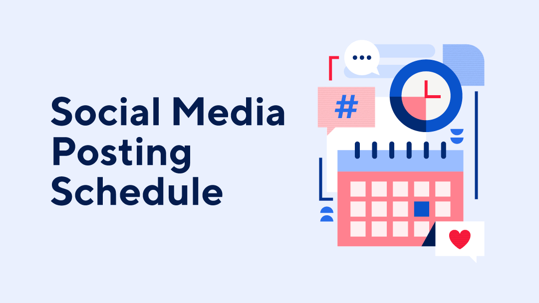 A social media posting schedule is used to organize effective social media content.