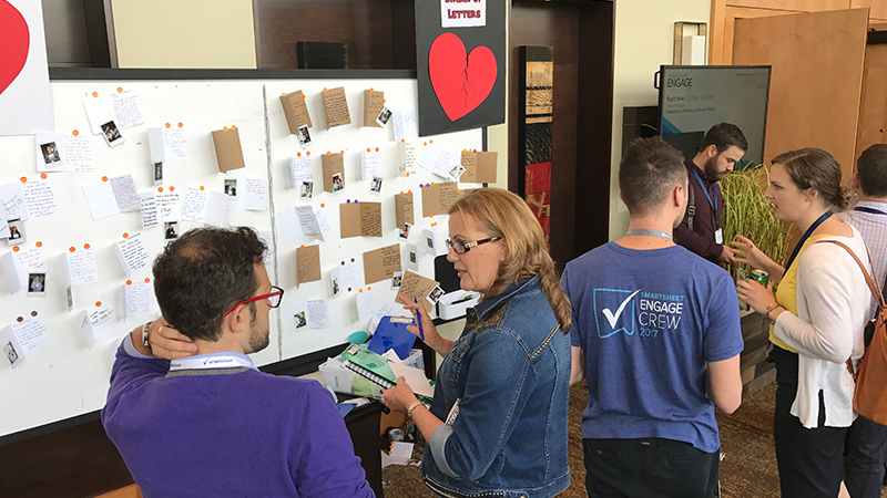 Love letters written at ENGAGE conference