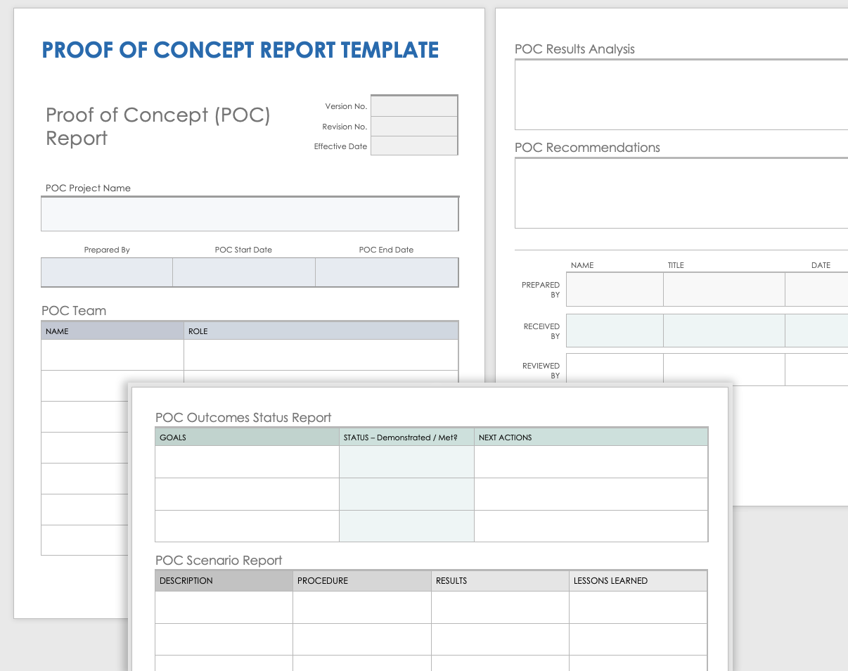 Proof-of-Concept Report Template