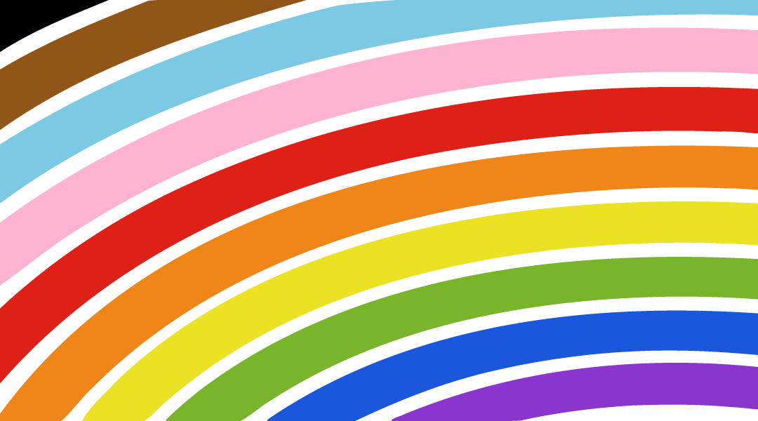 Pride rainbow stripes
