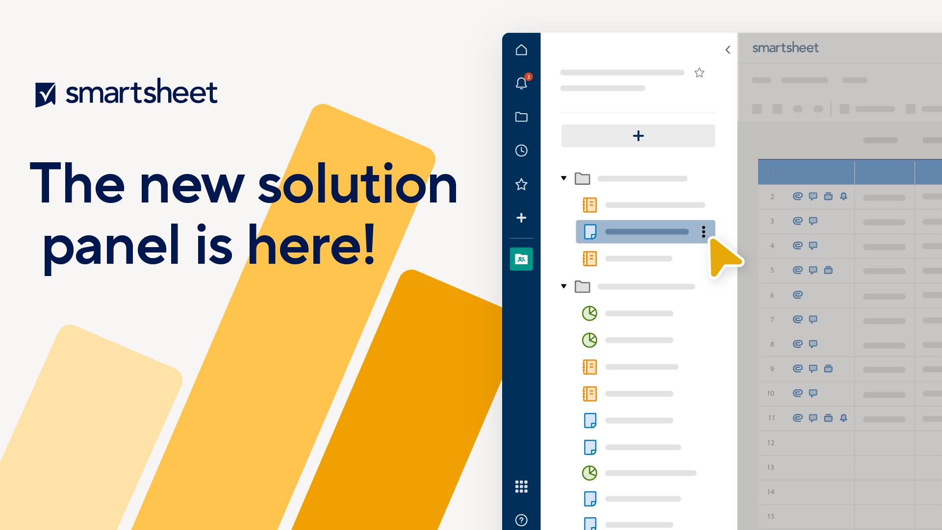 Smartsheet - The new solution panel is here! 