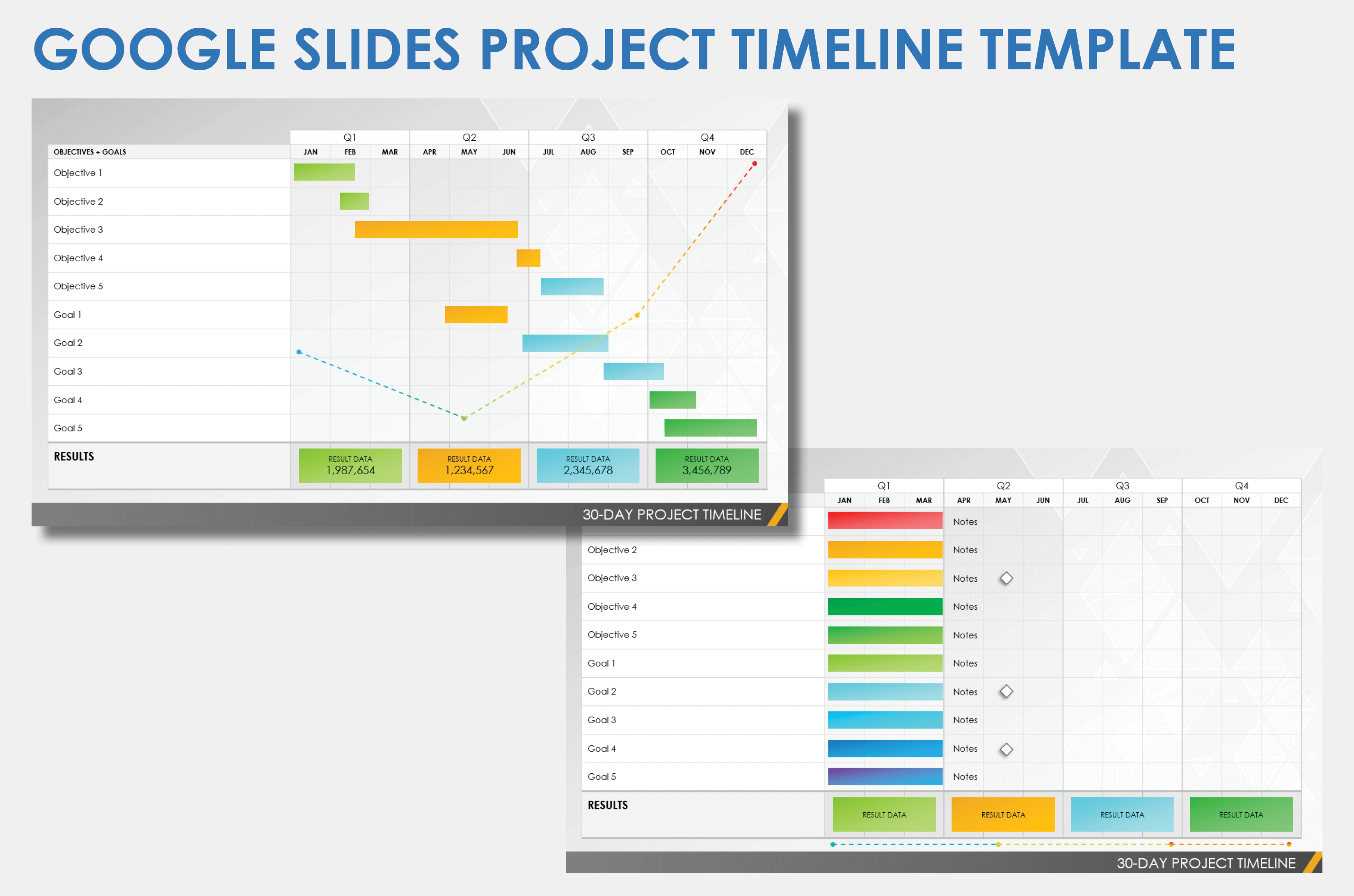 Project Timeline Template Google Slides