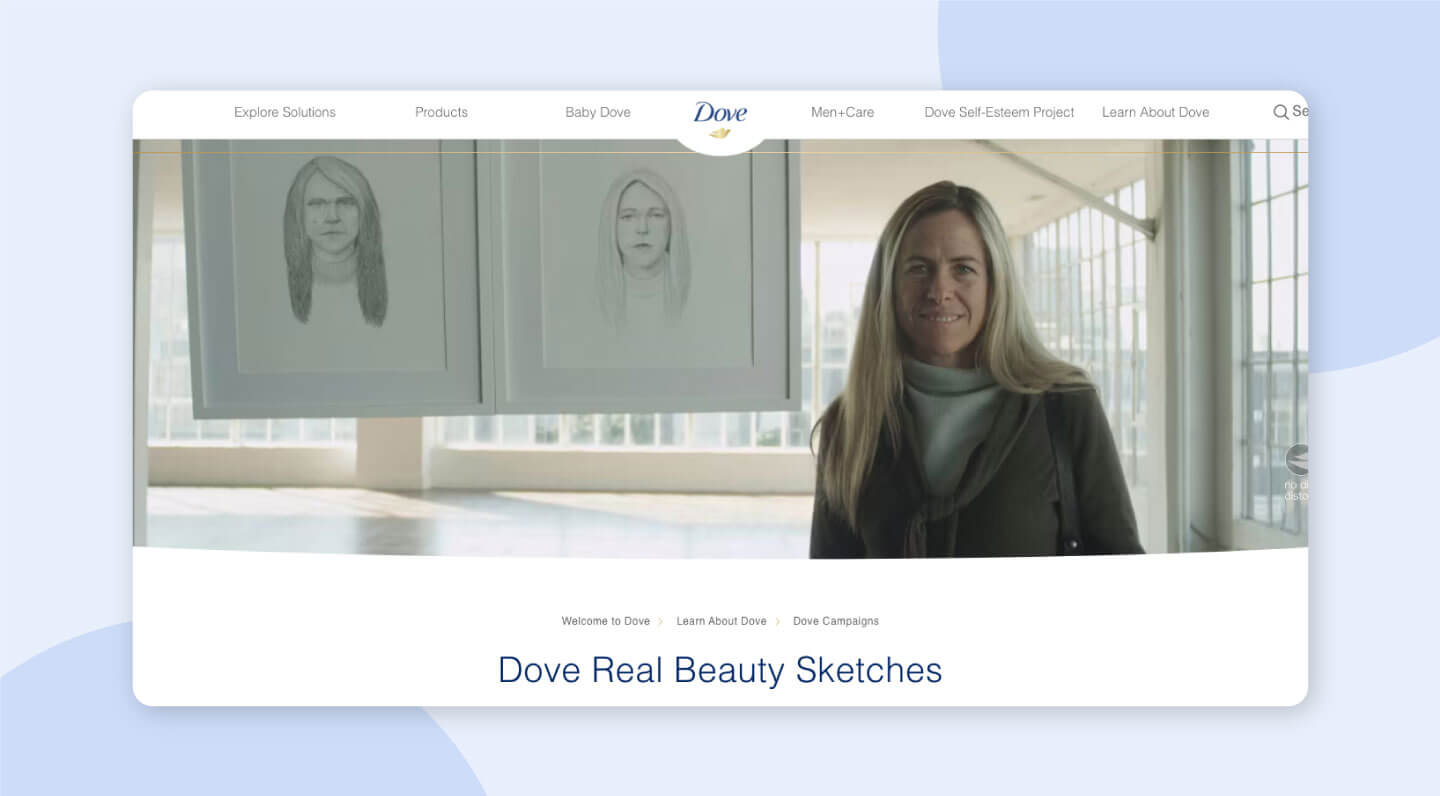 Dove's "Real Beauty" advertising campaign example