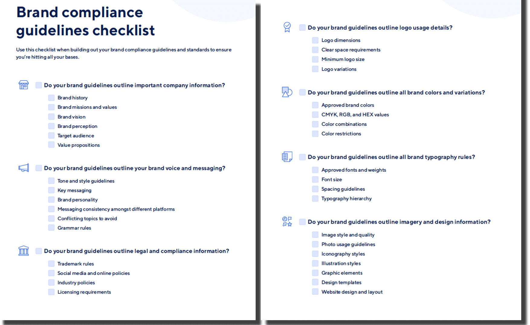 Brand Compliance Checklist