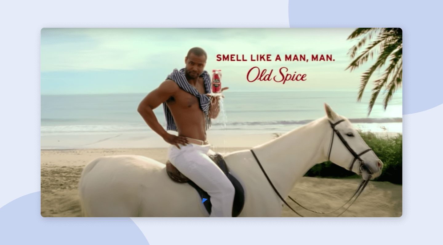 Old Spice's "Smell like a man, man" campaign helped build brand awareness.