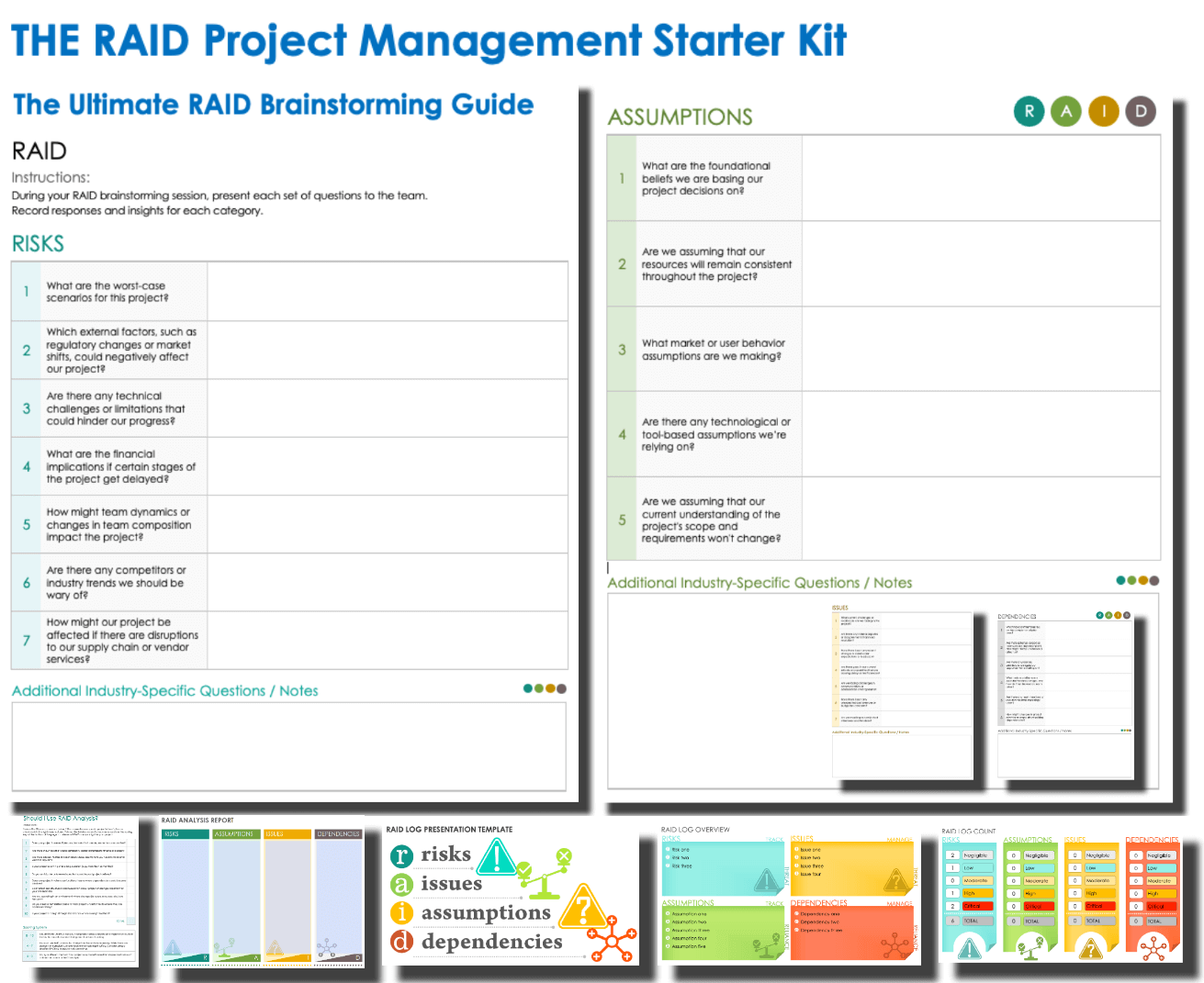 RAID Project Management Starter Kit