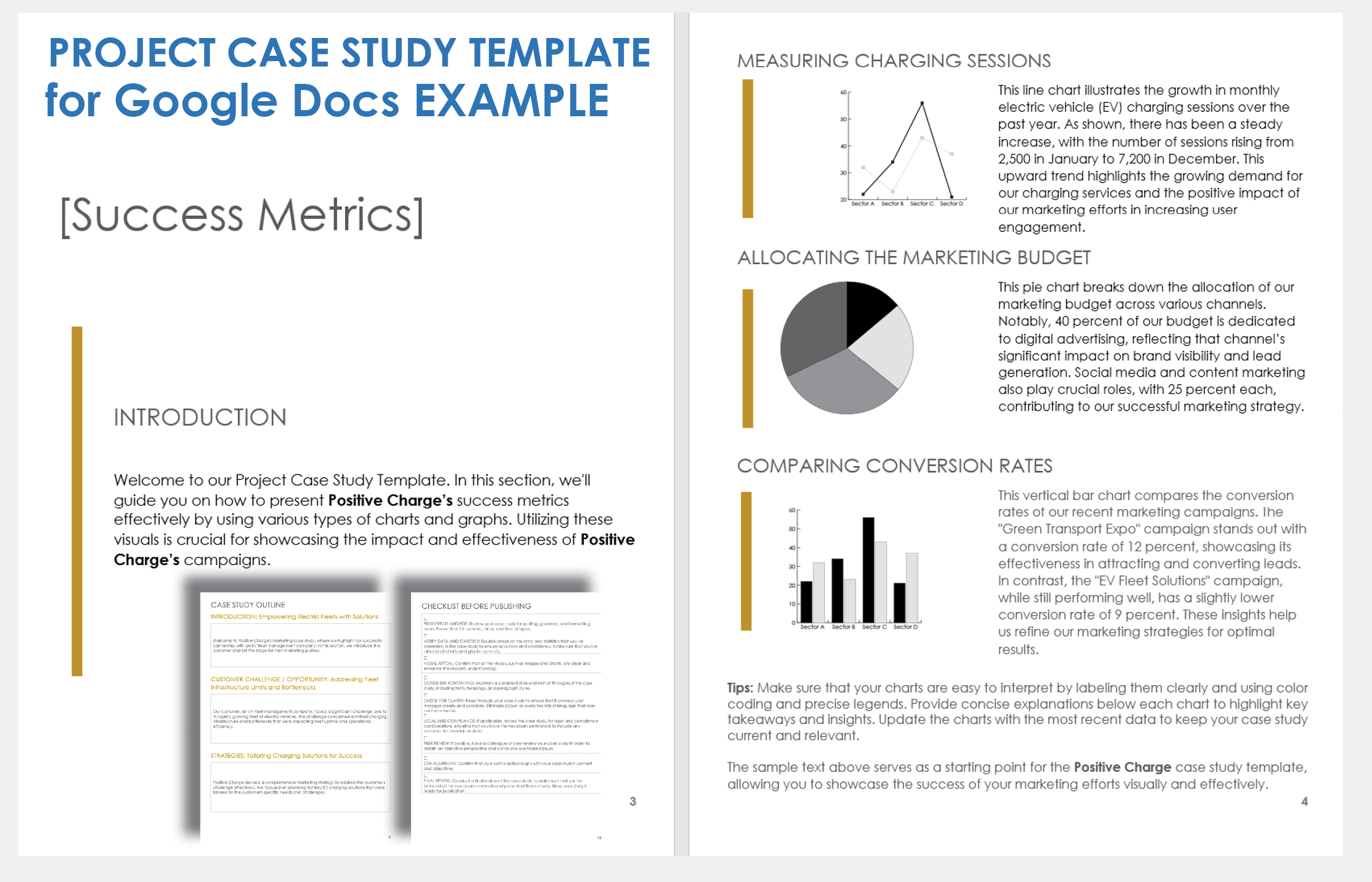 Project Case Study Example Template Google Docs