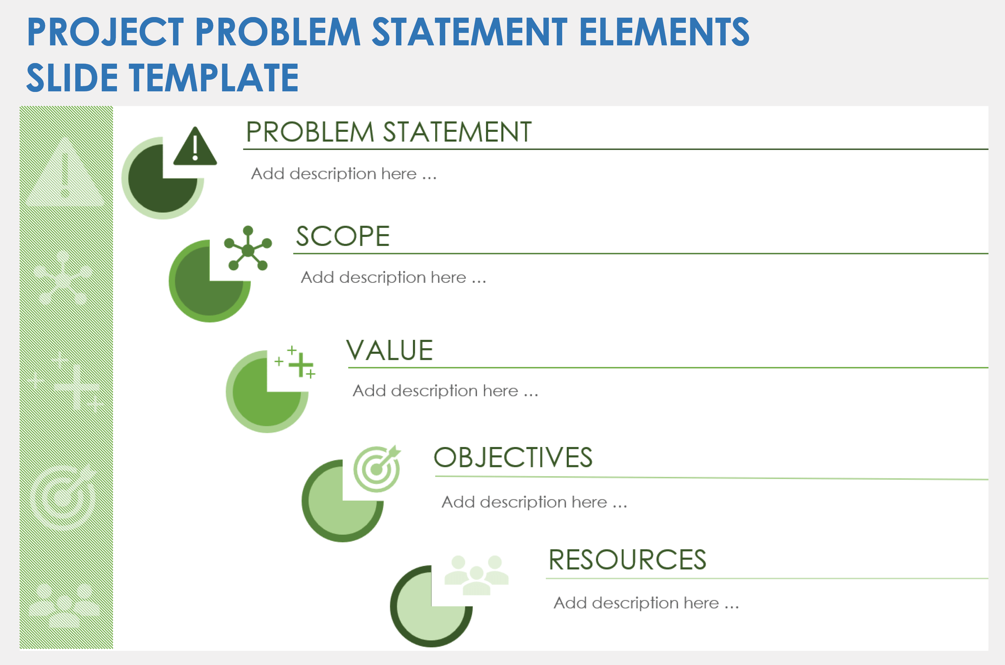 Project Problem Statement Elements Slide Template
